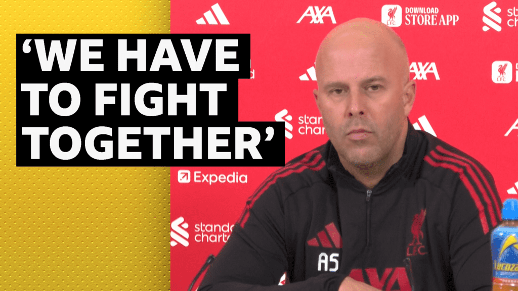 अर्ने स्लॉट: लिवरपूल को कठिन दौर से ‘एक साथ लड़ना’ चाहिए