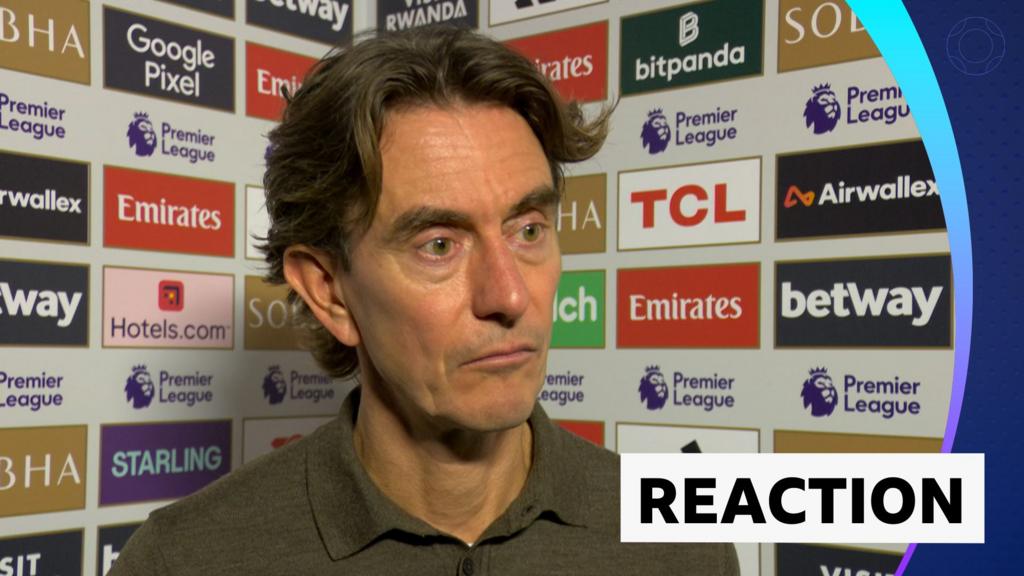 आर्सेनल 4-1 स्पर्स: थॉमस फ्रैंक मैच के बाद साक्षात्कार और प्रतिक्रिया