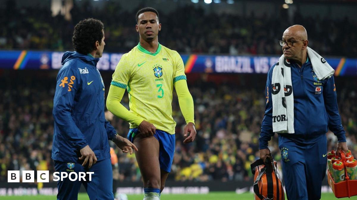 गेब्रियल की चोट: आर्सेनल के डिफेंडर जांघ की चोट के कारण ब्राजील के खिलाफ मैच नहीं खेल पाएंगे