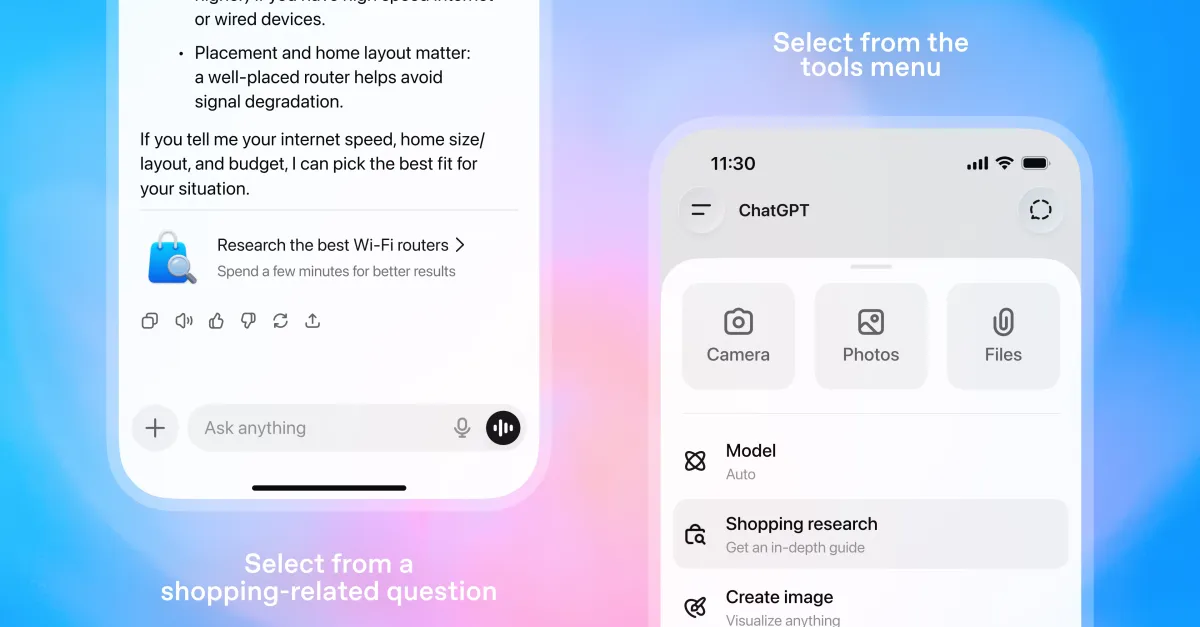 चैटजीपीटी शॉपिंग रिसर्च एआई का उपयोग करके आपके लिए एक खरीदार गाइड बनाता है