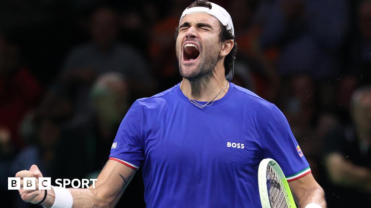 डेविस कप फाइनल: माटेओ बेरेटिनी और फ्लेवियो कोबोली इटली को लगातार तीसरे खिताब के करीब ले गए