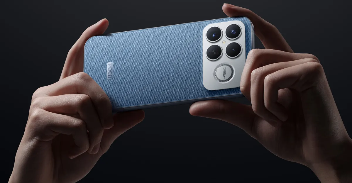 पोको ने अपने नवीनतम फोन में सबवूफर लगाने के लिए बोस के साथ साझेदारी की है