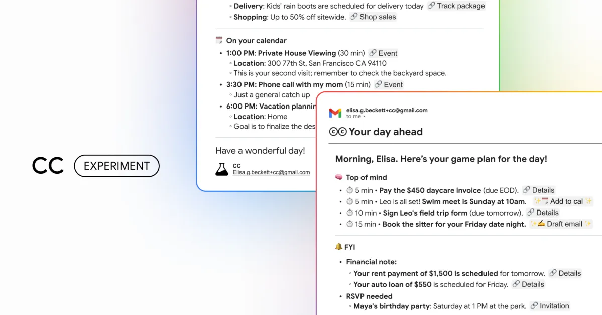 Google चाहता है कि उसका AI असिस्टेंट CC आपके मॉर्निंग स्क्रॉल की जगह ले