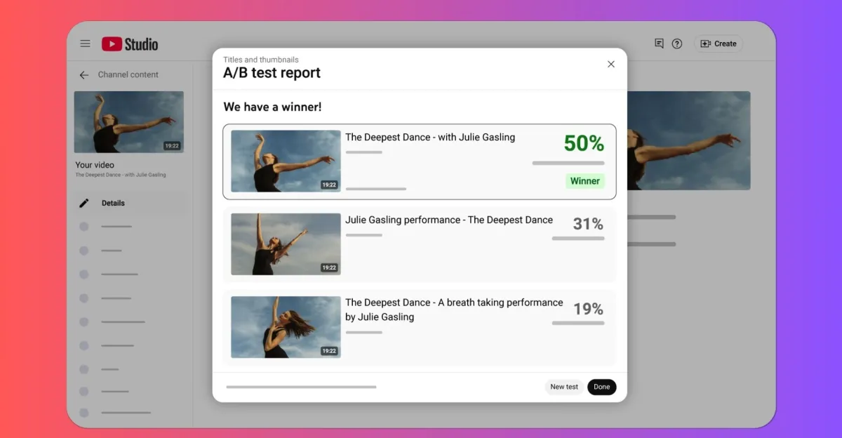 YouTube निर्माता अब एकाधिक वीडियो शीर्षकों का परीक्षण कर सकते हैं