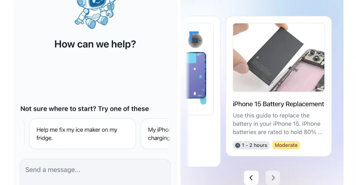 iFixit का फिक्सबॉट मरम्मत में ‘उसी तरह मदद करता है जिस तरह एक मास्टर तकनीशियन करता है’