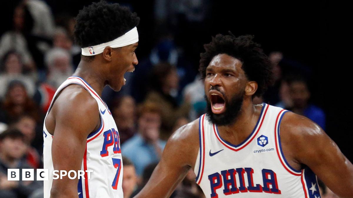 एनबीए: वीजे एजकोम्बे ने फिलाडेल्फिया 76ers को मेम्फिस ग्रिज़लीज़ पर ओवरटाइम जीत दिलाई