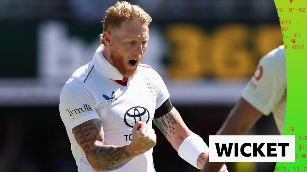 एशेज 2025 दूसरा टेस्ट – तीसरा दिन: इंग्लैंड के बेन स्टोक्स ने ऑस्ट्रेलिया के माइकल नेसर को 16 रन पर आउट किया