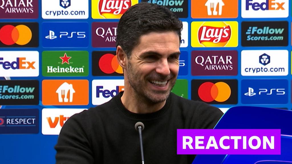 चैंपियंस लीग: मैडुके और आर्सेनल के प्रदर्शन पर मिकेल आर्टेटा