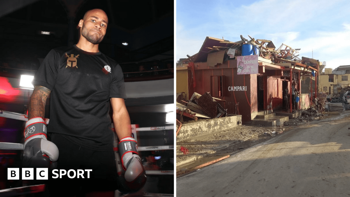 ट्रॉय विलियमसन: कैसे तूफान मेलिसा ने ब्रिटिश मुक्केबाज के परिवार के घर और बार को बर्बाद कर दिया