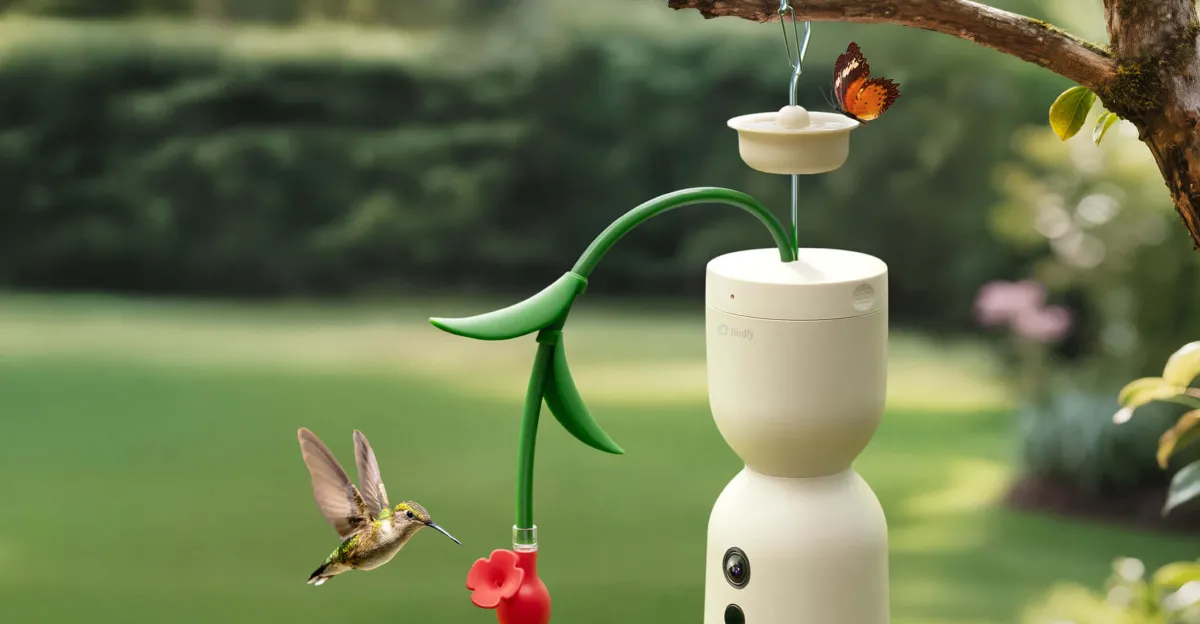 बर्डफ़ी का हम ब्लूम हमिंगबर्ड्स की 120fps धीमी गति वाली फ़ुटेज कैप्चर करता है