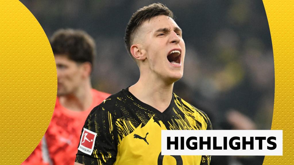 बुंडेसलिगा: बोरुसिया डॉर्टमुंड बोरुसिया मोनचेंग्लादबाक को 2-0 से हराकर दूसरे स्थान पर पहुंच गया