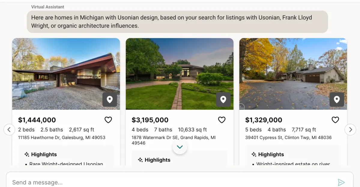 मैं रेडफिन की एआई खोज से प्रभावित हूं