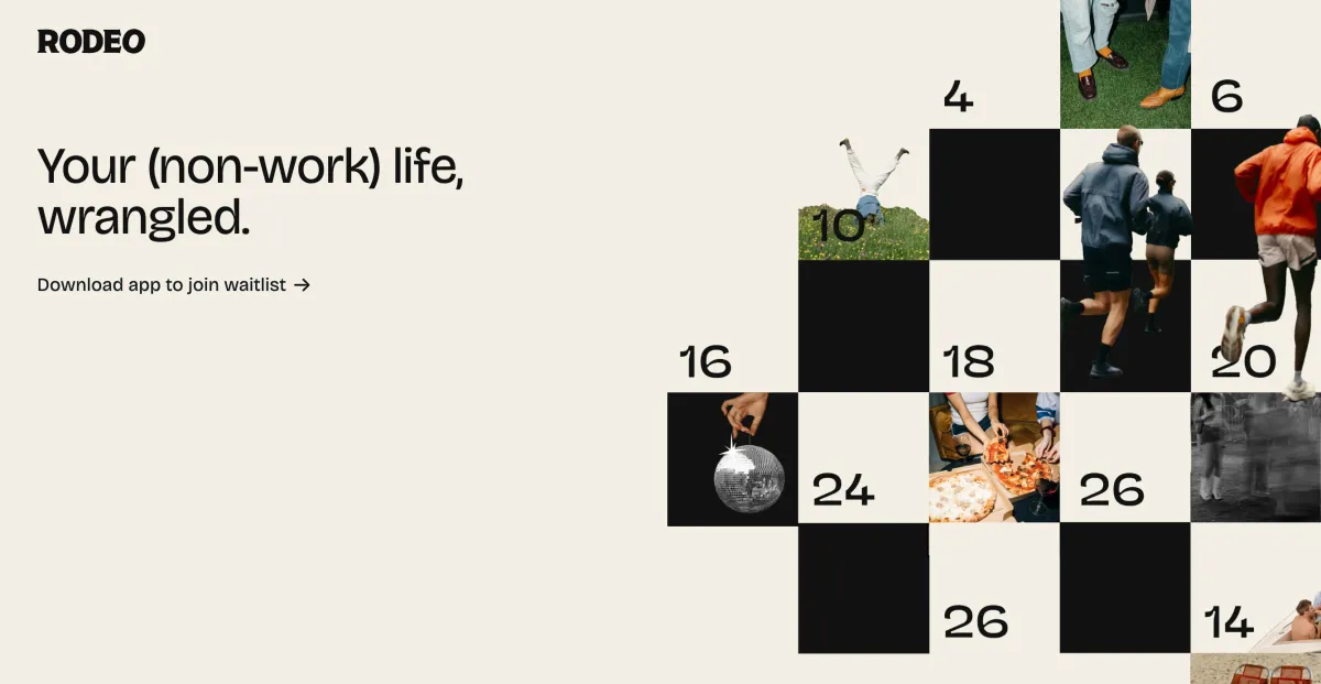 रोडियो आपके पहले से मौजूद दोस्तों के साथ योजना बनाने के लिए एक ऐप है