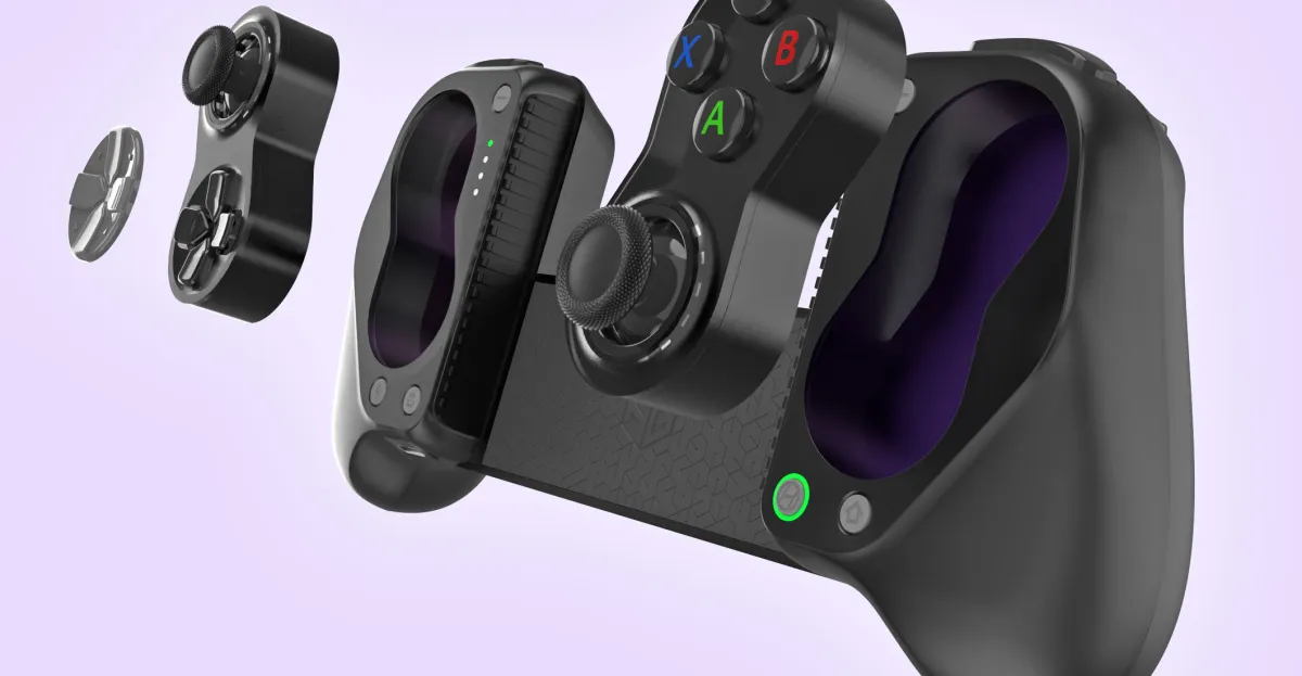 आप इस मॉड्यूलर क्लैंप-ऑन कंट्रोलर को N64 या GameCube गेमपैड में बदल सकते हैं