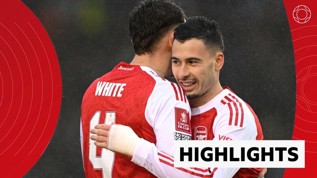 एफए कप के मुख्य आकर्षण: पोर्ट्समाउथ 1-4 आर्सेनल