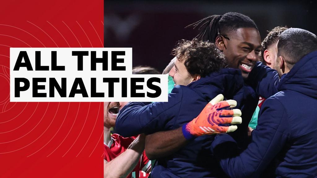 एफए कप: नॉटिंघम फॉरेस्ट पर व्रेक्सहैम की एफए कप जीत के लिए हर पेनल्टी देखें