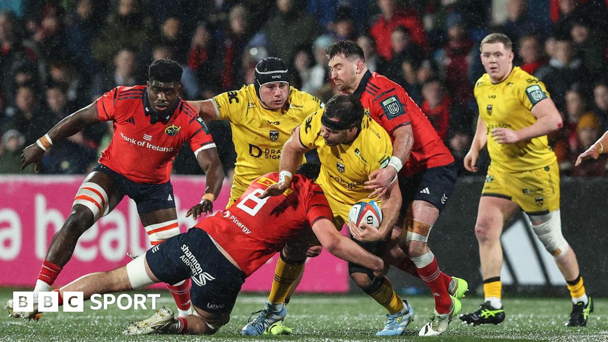 यूनाइटेड रग्बी चैम्पियनशिप: मुंस्टर 22-20 ड्रेगन – आयरिश प्रांत हार का सिलसिला समाप्त करने के लिए पीछे से आया