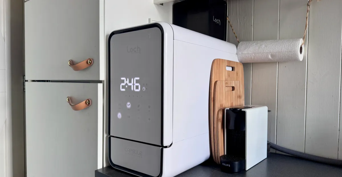 लोच कैप्सूल डिशवॉशर छोटा, तेज और कुशल है – यह गैजेट्स को भी साफ करता है