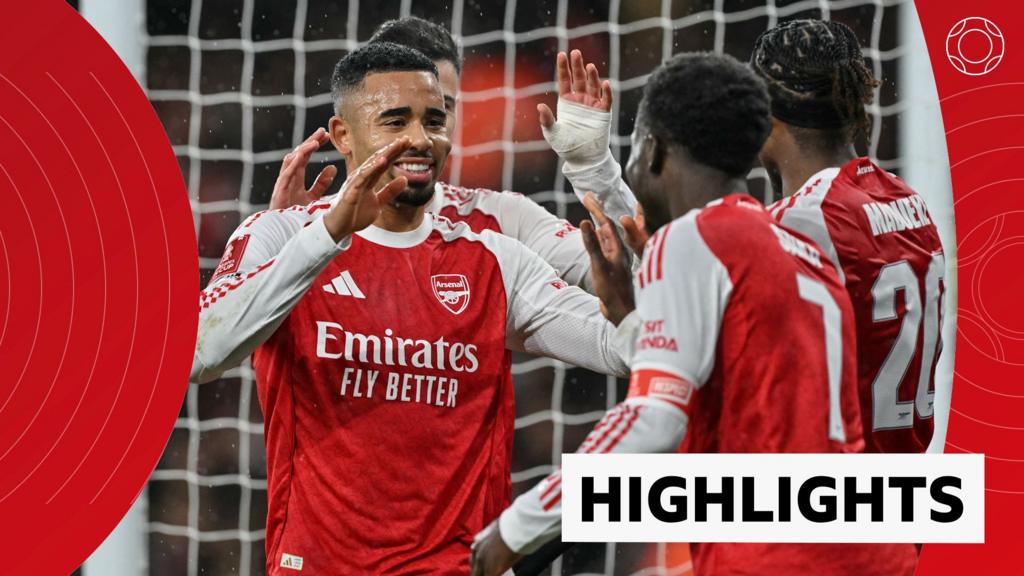 एफए कप के मुख्य आकर्षण: आर्सेनल 4-0 विगन