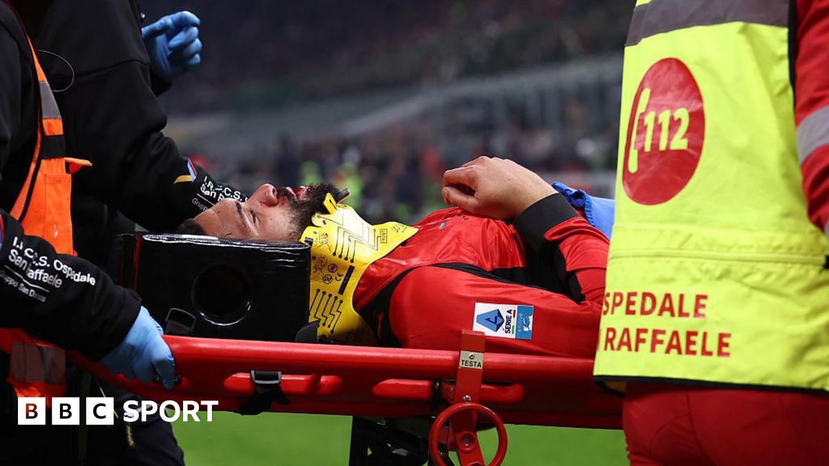 रुबेन लोफ्टस-चीक: एसी मिलान के मिडफील्डर पर्मा के खिलाफ सिर में चोट लगने के कारण बाहर हो गए