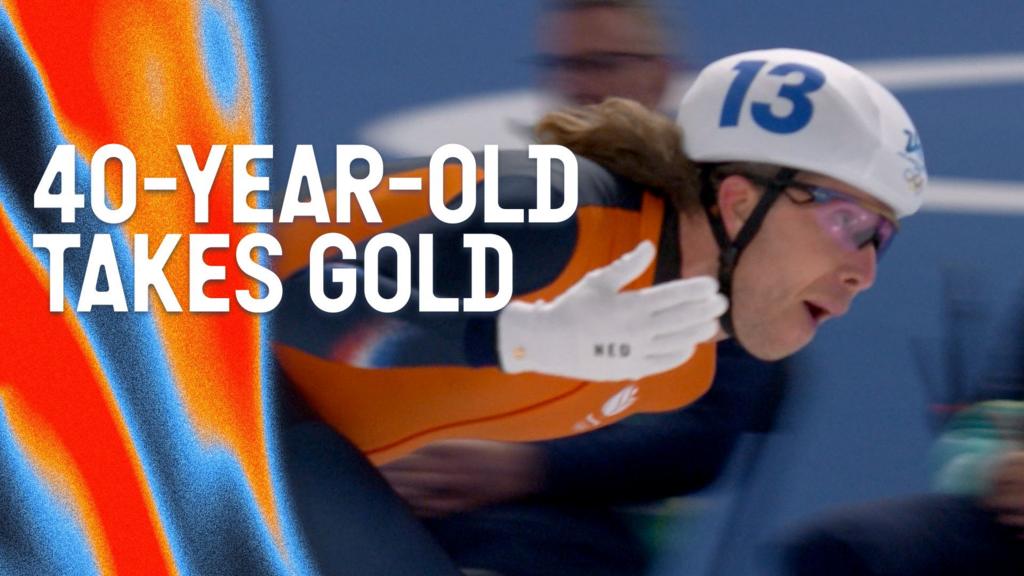 शीतकालीन ओलंपिक: 40 वर्षीय बर्गस्मा ने पुरुषों की स्पीड स्केटिंग में नीदरलैंड के लिए स्वर्ण पदक जीता