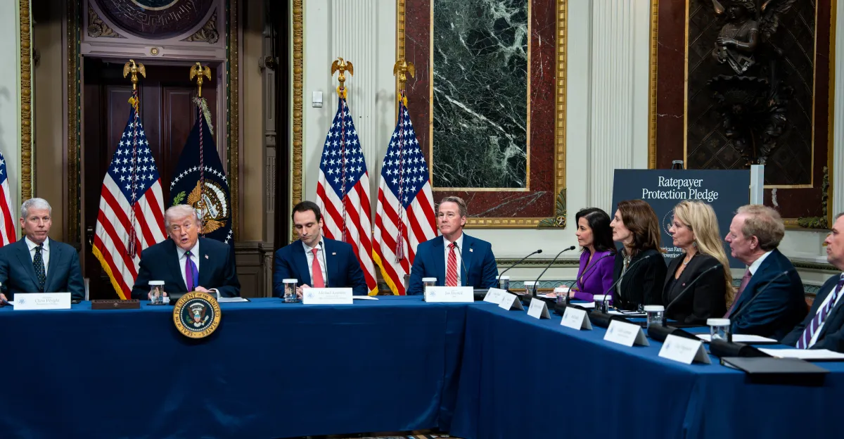 डेटा केंद्रों के आसपास बिजली की लागत को बढ़ने से रोकने के लिए सात तकनीकी दिग्गजों ने ट्रम्प की प्रतिज्ञा पर हस्ताक्षर किए