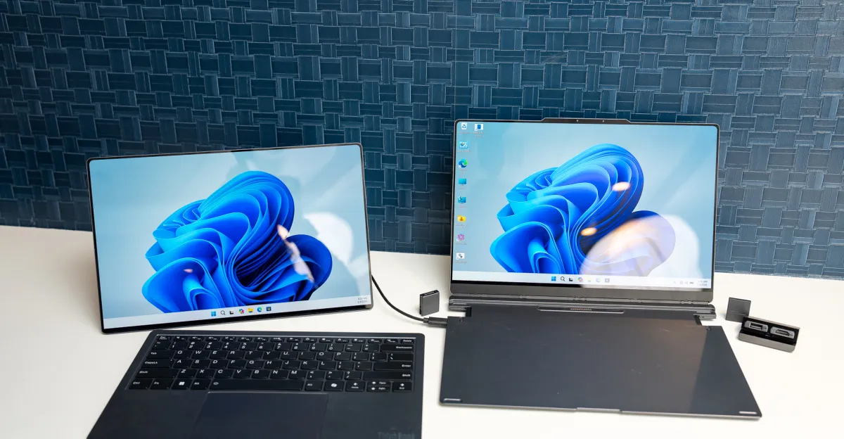 लेनोवो ने मॉड्यूलर पोर्ट और एक दूसरी स्क्रीन के साथ एक फ्रेमवर्क जैसा लैपटॉप बनाया